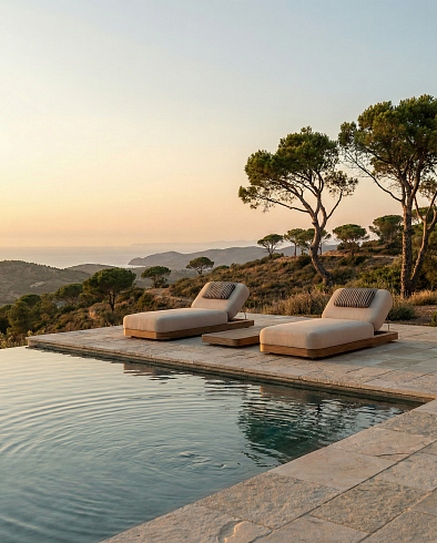 Шезлонг Delight Collection Outdoor Pura Pura Pura Сhaise Lounge