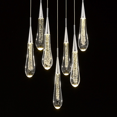 Подвесной светильник Delight Collection DD20591-7 chrome Pour