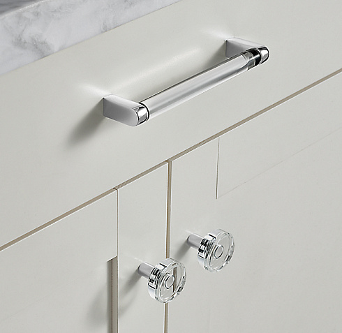 Ручка-скоба Restoration Hardware Lambeth Crystal L.20.3 Polished Chrome Lambeth Crystal Smooth 10101977 CHR