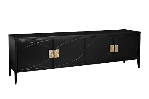 Тумба под ТВ черная см Garda Decor 151SV-00005 