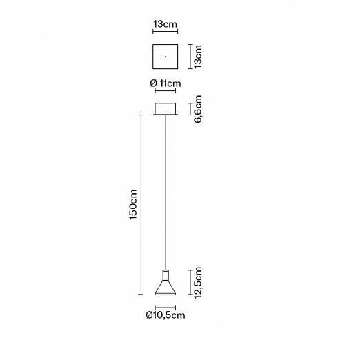 Подвесной светильник Fabbian F32A4600 Multispot