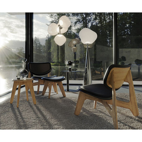 Стул Tom Dixon Slab In Black Leather Slab SLLCU01BLSY0100