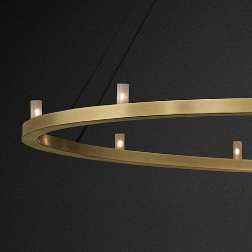 Люстра Restoration Hardware Rennes Round 60" Lacquered Burnished Brass Rennes 68090981 LBB