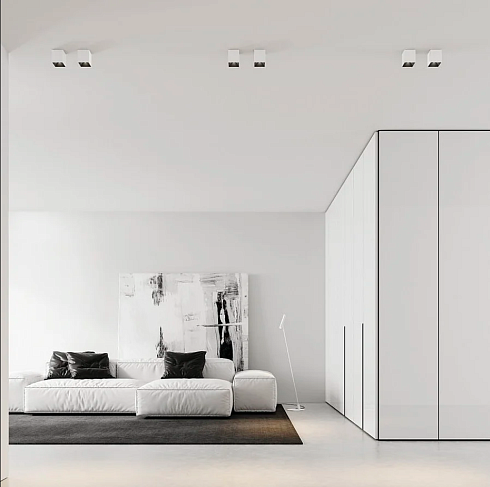 Потолочный светильник Oty Light X7 C 10W 3000K 50 Black Triac  Pop 3X7C.H23L.22