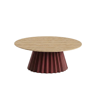 Plisse H40 D50 Bulgaro Red / veneered Stained Desert