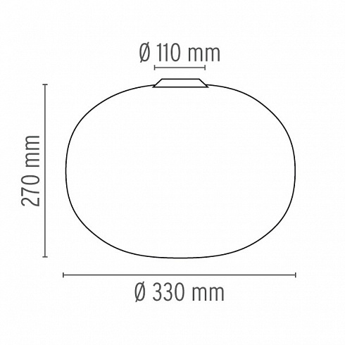 Настенный/Потолочный светильник Flos Glo-Ball C1 Glo-Ball F3023000