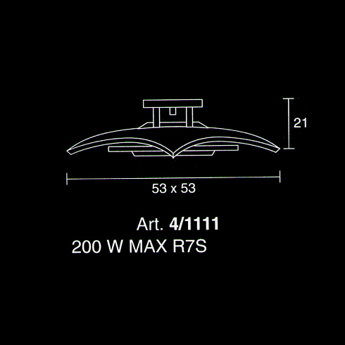 Потолочный светильник Sothis 4/1111-B-21 1111