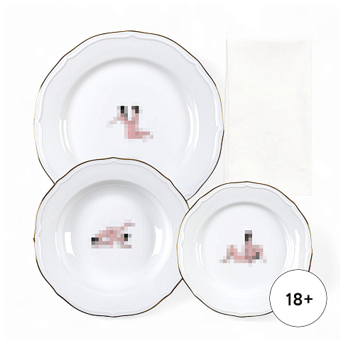 Тарелка Seletti Seikantai5271 OFFERED Set of 3 Seikantai5271 09844