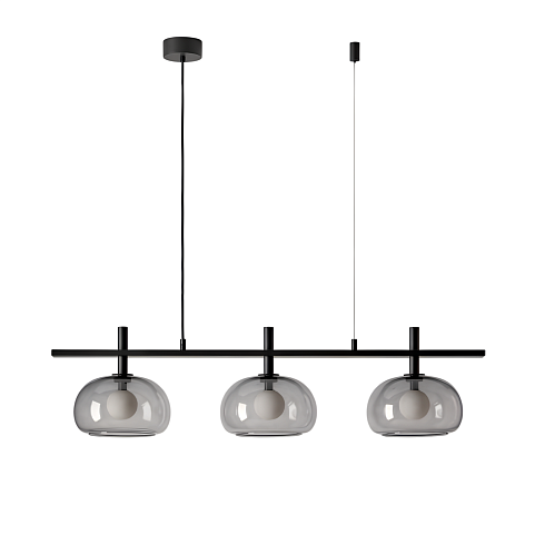 Подвесной светильник Aromas del Campo Cloud Matt Black/Grey Cloud C1345/3+matt black/grey