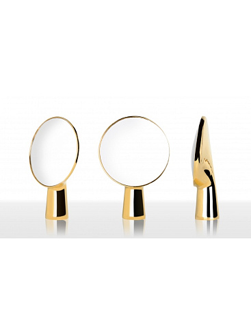 Зеркало Moustache Cyclope Gold Cyclope IV 01 gold