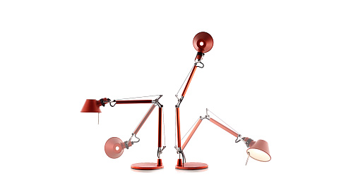 Настольная лампа Artemide Tolomeo Micro Ruby Red Ruby Red AS01180061