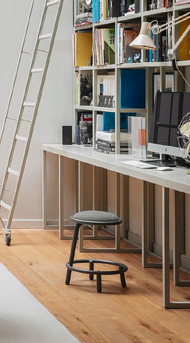 Табурет Midj Less H65 M TS Bulgaro Red / Facepowder pink  Less S2340HT+FP+ THR4