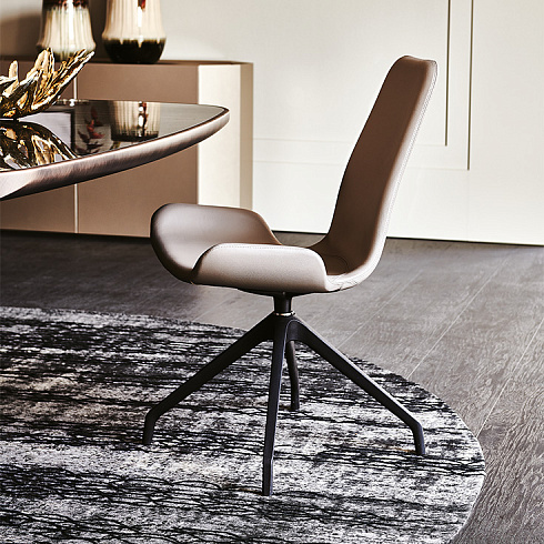 Стул Cattelan Italia Flamingo Graphite Corda Flamingo Flamingo 401-T Graphite / GLV05