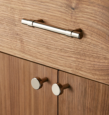 Ручка-скоба Rejuvenation Sommerville L.10.2 Polished Nickel Sommerville 5755295 (C8013)