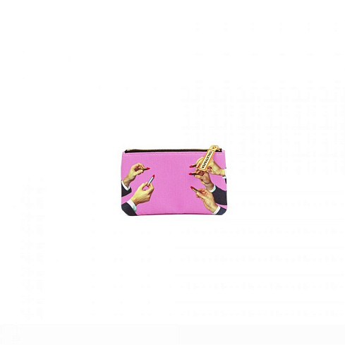 Кошелек Seletti Lipsticks Pink Toiletpaper Bag 02513