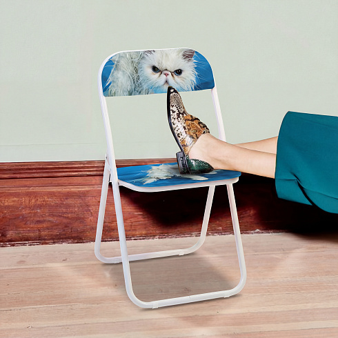 Складной стул Seletti Angry Cat Toiletpaper Pets 18563