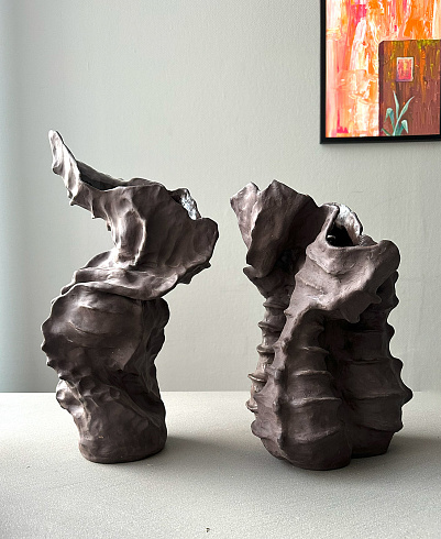 Ваза Katya Berlin BlackClay 05 Black Clay BERLIN05