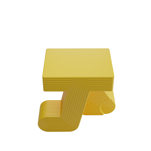 Приставной столик Qeeboo Walking Yellow Walking 84001YE