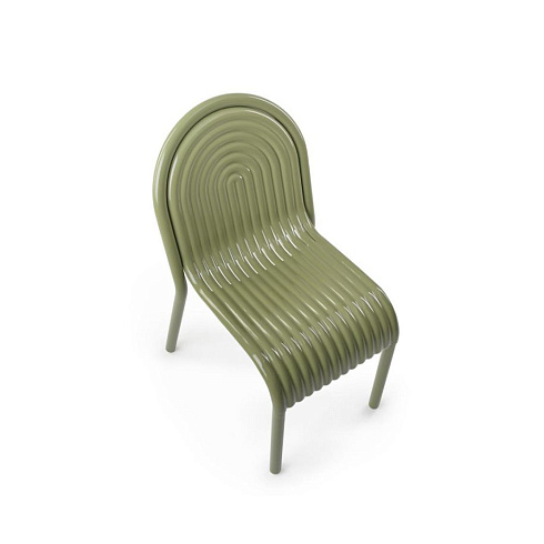 Стул Tom Dixon Groove Side Moss Groove GRSC01MO