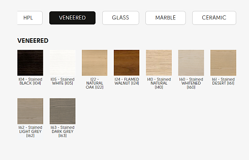 Обеденный стол Midj Leo Veneer d150сm White/Natural Oak Leo Leo Veneer BB / I22