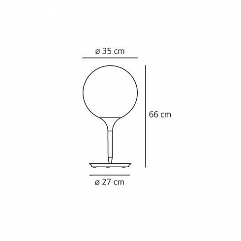 Настольная лампа Artemide 1049010A Castore