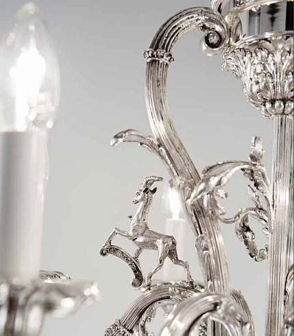 Люстра Arizzi 172/6+3 Antique silver plate 172