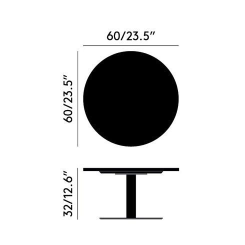 Стол Tom Dixon Flash Circle Brass Flash FLT05BR