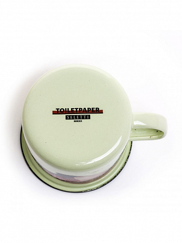 Кружка Seletti Mug Plunger Toiletpaper Enamel 16859