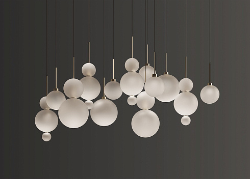 Подвесной светильник Karman Opium 30 Aluminum/frosted Opium SE330DTINT