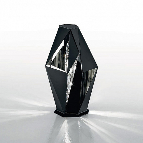 Настольная лампа IDL 476/2L black Crystal rock