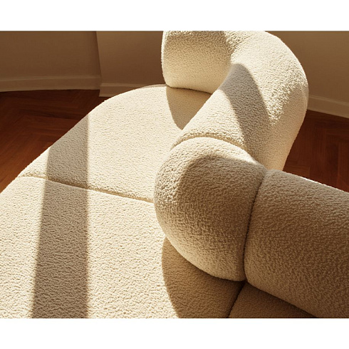 Диван Tom Dixon Fat Left Arm Facing Backrest - Configuration 4 - Dark Grey (Kvadrat Divina Melange 0180) FAT Fat-Sofa-Comb4-DM0180