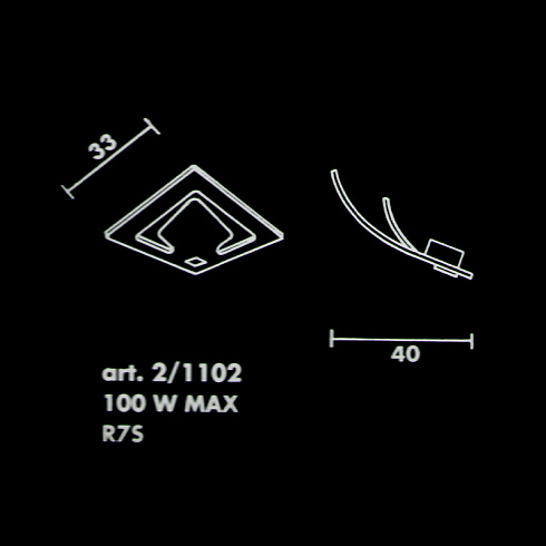 Настенный светильник Sothis 2/1102-6-91 1102