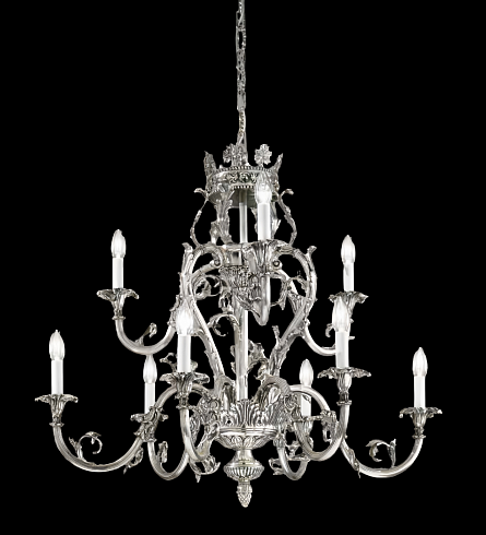 Люстра Arizzi 172/6+3 Antique silver plate 172