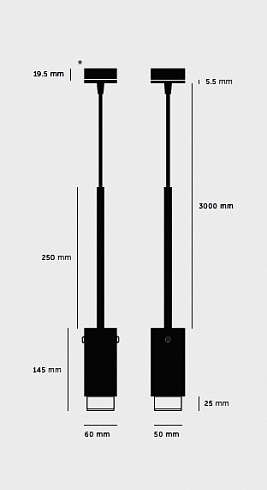 Подвесной светильник Buster and Punch Exhaust Graphite Kit Burnt Steel Exhaust RBB-17695_RBB-36795