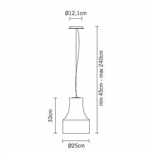 Подвесной светильник Fabbian D78A0102 Lady