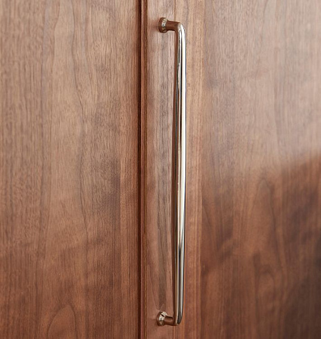 Ручка для бытовой техники Rejuvenation Claybourne L30.5cm Aged Brass Claybourne 9813096