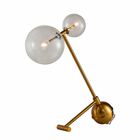 Настольная лампа Delight Collection Globe Mobile 2 Globe Mobile KG0965T-2 brass