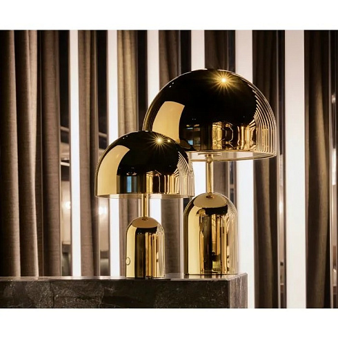 Настольная лампа Tom Dixon Bell Portable v2 Gold Bell BEPO11GOUN