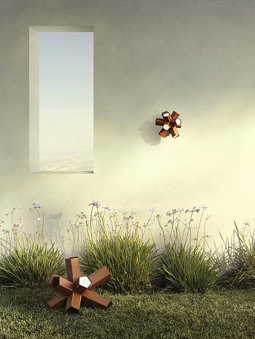 Уличный светильник Slamp Bang Corten Bang BNGYS00CRT000LDOUDEU