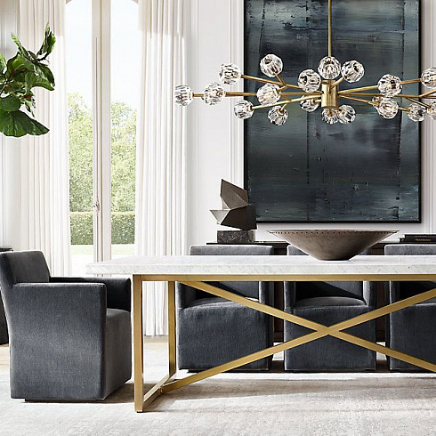 Люстра Restoration Hardware Boule De Cristal Brass Boule De Cristal 68090843 LBB