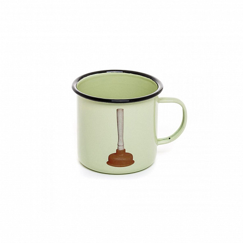 Кружка Seletti Mug Plunger Toiletpaper Enamel 16859