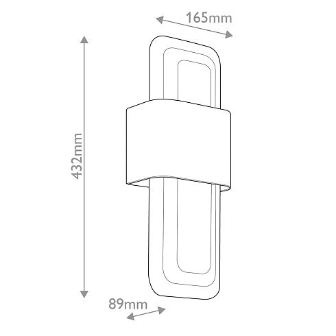Настенные светильники Kichler KL-SERENE-LED-W-NBR 