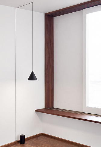 Подвесной светильник Flos String Light Cone Head black String Light F6487030