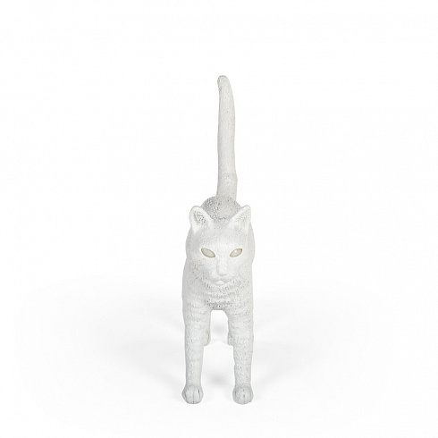 Настольная лампа Seletti Jobby The Cat White Cat Lamp 15040