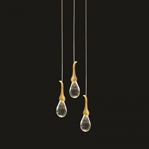 Подвесной светильник Delight Collection OMG07287-3 gold Seed