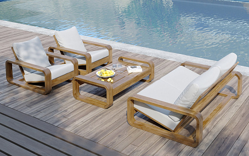 Журнальный стол Delight Collection Outdoor Cassia Cassia Cassia Coffetable
