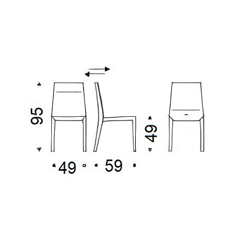 Стул Cattelan Italia Agatha Flex Bianco Agatha Flex Agatha Flex 971