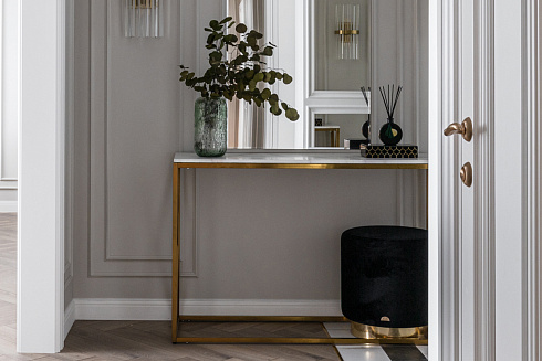 Консоль Bianco Namibia см Garda Decor 47ED-CST023GOLD 