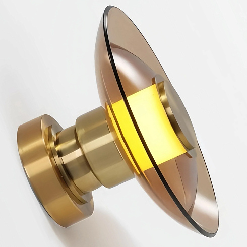 Настенный/Потолочный светильник Delight Collection 8665W/S gold/amber 8665