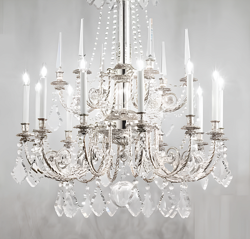 Люстра Arizzi 782/12 Antique silver plate 782